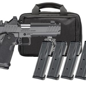 SPRINGFIELD ARMORY 1911 DS PRODIGY AOS COMP 9MM 5IN BARREL 10RD BLACK U-NOTCH W/TRITIUM LC 4MAGS PH9119AOSLC-COMP-PAC