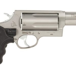 TAURUS JUDGE .45 COLT/.410 GA 3IN MAG BARREL 5RD STAINLESS STEEL FIBER OPTIC FRONT SIGHT VIRIDIAN LASER 2-441039MAGVL