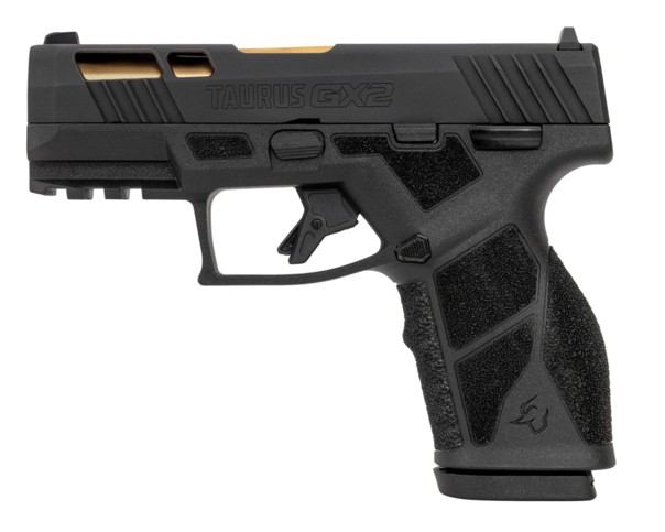 TAURUS GX2 9MM BLACK W/3.38IN GOLD BARREL 13RD TALO 1-GX2931-TL1