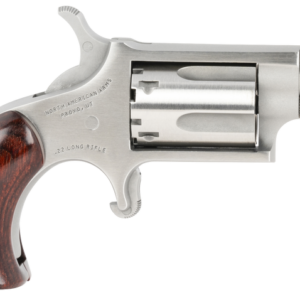 NAA 22LR 1 1/8IN BARREL 5RD SS BOOT GRIP NAA-22LR-GBG