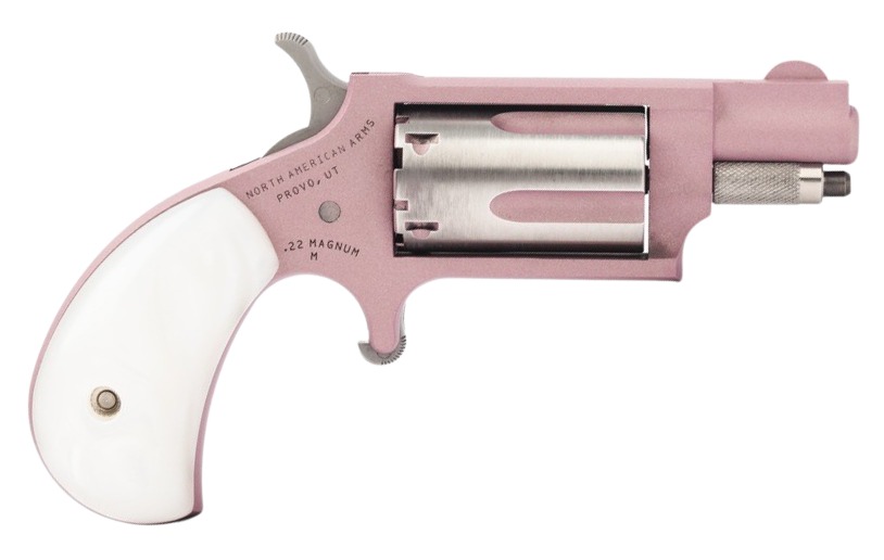 NORTH AMERICAN ARMS MINI 22MAG REV 1-1/8" ROSE