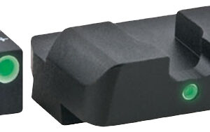 AmeriGlo GL101 i-Dot Sight Set for Glock Green Tritium White Outline Front Sight-Green Tritium Rear Sight