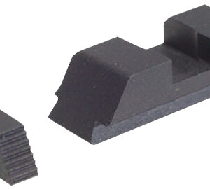 AmeriGlo GT504 Range Series Sight Set for Glock Black Serrated Front-Black Rear