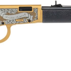 ROSSI RIO BRAVO 22LR 18IN BARREL 15RD LEVER ACTION HARDWOOD STOCK GOLD CERAKOTE ENGRAVED THEODORE ROOSEVELT RL22181WD-GLD2TR