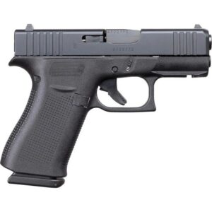 GLOCK 43X 9MM 3.4IN BARREL 15RD BLACK FXD 5.5LB W/FRONT RAILS UX4350203FR