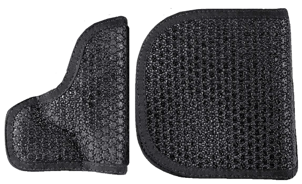 DeSantis Gunhide M44BJP6Z0 Super Fly Pocket Black Rubberized Fabric Fits Colt Mustang Ambidextrous