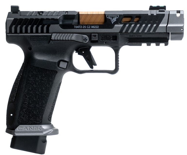 CANIK TTI COMBAT 9MM 4.6IN BRONZE BARREL SMOKE SLIDE MECANIK MO3 OPTIC 18RD HG7854SV-N