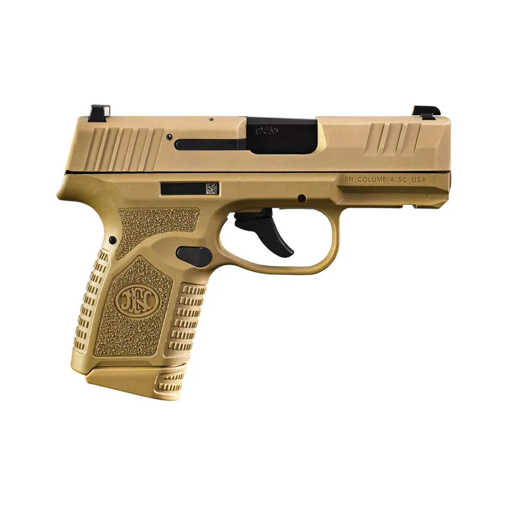 FN REFLEX 9MM PSTL NMS FDE 3.3" 1-11RD 1-15RD