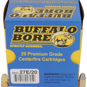 Buffalo Bore Ammunition 27E20 Standard Pressure Strictly Business 380ACP 100gr Hard Cast Flat Nose 20 Per Box/12 Case