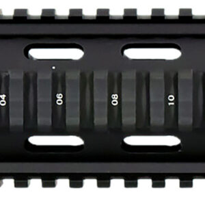 Aim Sports MT021 M4 Handguard 6" Carbine Style Made of Aluminum with Black Anodized Finish & Quad Rail