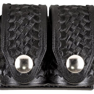 HKS 203BLBN SpeedLoader Case Double Large Black Hytrel Belt Loop Belts 2.25" Wide