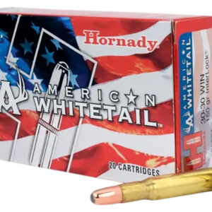 Hornady 80801 American Whitetail 30-30Win 150gr InterLock Round Nose 20 Per Box/10 Case