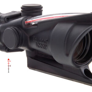 Trijicon 100213 ACOG Black Hardcoat Anodized 4x32mm Illuminated Red Triangle Post Reticle