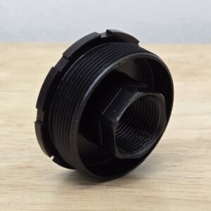 BOSS BOSS 5/8X24 STAINLESS DIRECT THREAD HUB ADAPTER BLACK MNT-58-SS-BLK