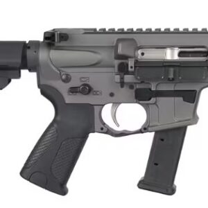 LWRC IC-9 9MM 5.7IN BARREL 33RD TUNGSTEN GREY PISTOL WITH SBA3 BRACE ICP9TG5KSBA3