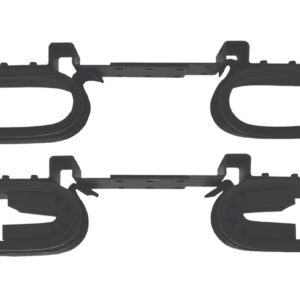 Rugged Gear 10075 Gun Rack Overhead Black Steel Holds 2 Rifle/Shotgun