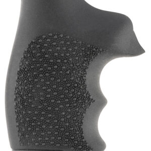 Hogue 60100 Monogrip Cobblestone Black Nylon with Finger Grooves for S&W J Frame with Round Butt