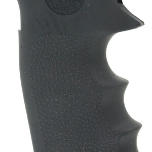 Hogue 47000 Monogrip Finger Grooves Black Rubber with Finger Grooves for Colt King Cobra, Anaconda
