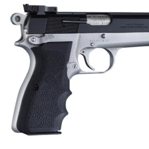 Hogue 09000 Rubber Grip Black with Finger Grooves for Browning Hi-Power