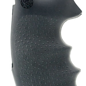 Hogue 25002 Conversion Monogrip Black Rubber with Finger Grooves for S&W N Frame with Round Butt