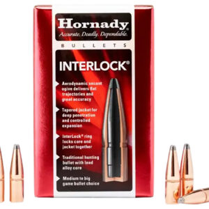 Hornady 3510 InterLock 35 Cal .358 200 gr Spire Point 100 Per Box/ 15 Case