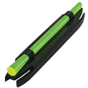 HiViz M200 M-Series Magnetic Front Sight Black | Green with Red Center Fiber Optic Front Sight