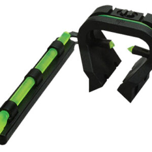 HiViz TT1001 Tri-Viz Turkey/Deer Sight Set Black | Green Fiber Optic