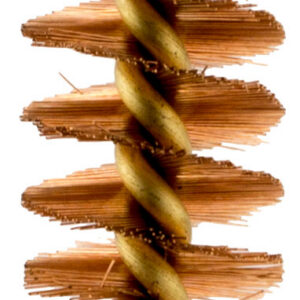 Pro-Shot 28S Bore Brush  28 Gauge Shotgun #5/16-27 Thread Bronze Bristles Looped Tip Brass Core