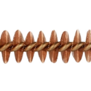 Pro-Shot 45R Bore Brush .45 Cal Rifle #8-32 Thread Bronze Bristles Brass Core