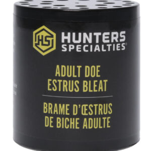 Hunters Specialties 00167 Adult Doe Estrus Can Call Doe Sounds Attracts Deer Black