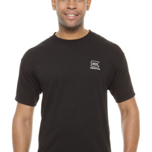 Glock AA11004 Perfection Black Pre-Shrunk Cotton Short Sleeve Medium