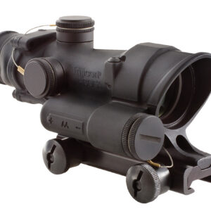 Trijicon 100190 ACOG Black Hardcoat Anodized 4x 32mm LED Illuminated Red Crosshair .223/5.56 BDC Reticle