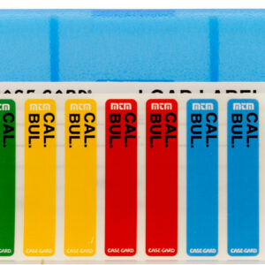 MTM Case-Gard RS5024 Case-Gard R-50 Multi-Caliber Clear Blue Polypropylene 50rd