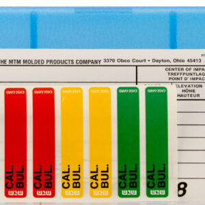 MTM Case-Gard RM5024 Case-Gard R-50 Multi-Caliber Clear Blue Polypropylene 50rd