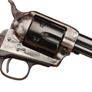 Taylors & Company 556202DE Short Stroke Smoke Wagon 45 Colt (LC) 6rd 5.50" Blued Cylinder & Barrel Color Case Hardened Steel Frame Checkered Walnut Navy Size Grip (Taylor Tuned)