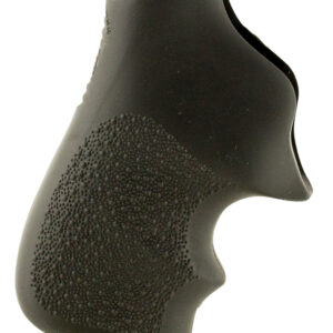 Hogue 78020 Tamer Cushion Black Rubber Grip with Finger Grooves for Ruger LCR, LCRx