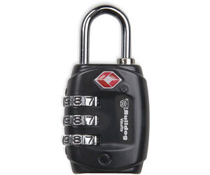 BULLDOG TSA LOCK W/STL SHCKL NON-CA