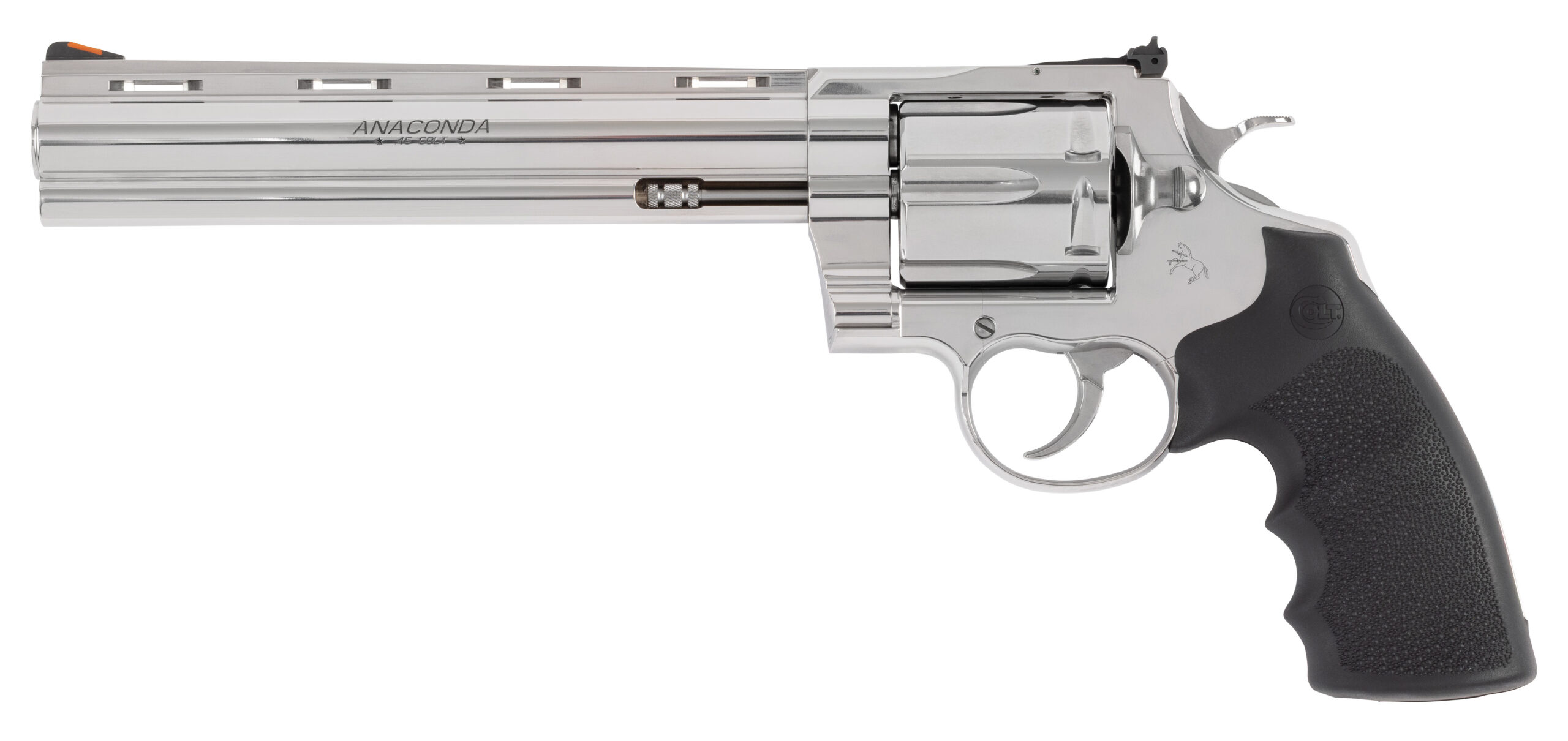 CLT ANACONDA 45CLT 8 SS HOGUE RUBBER GRIP 6RD