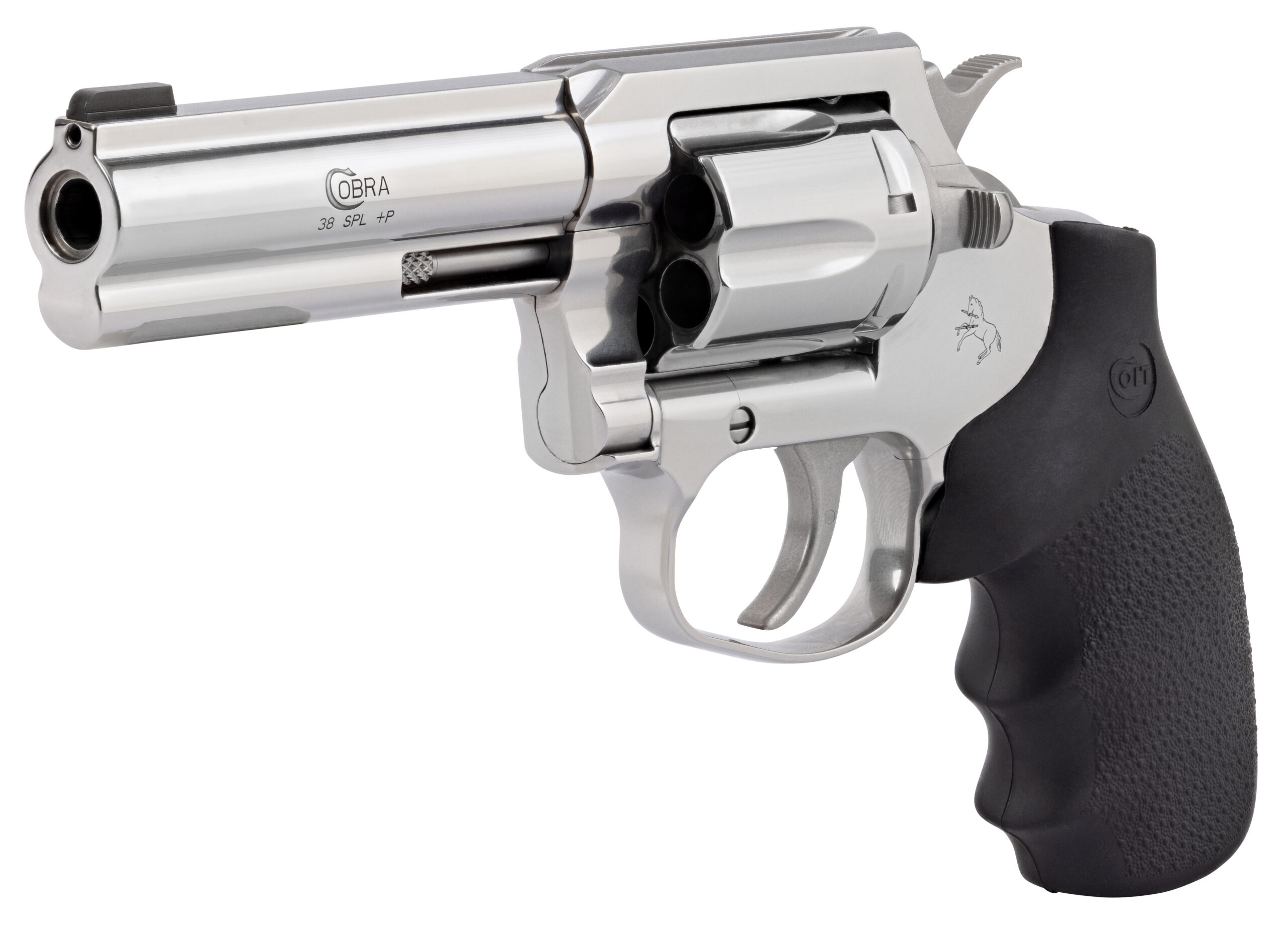 CLT COBRA 38SPL+P 4 SS HOGUE RUBBER GRIP 6RD