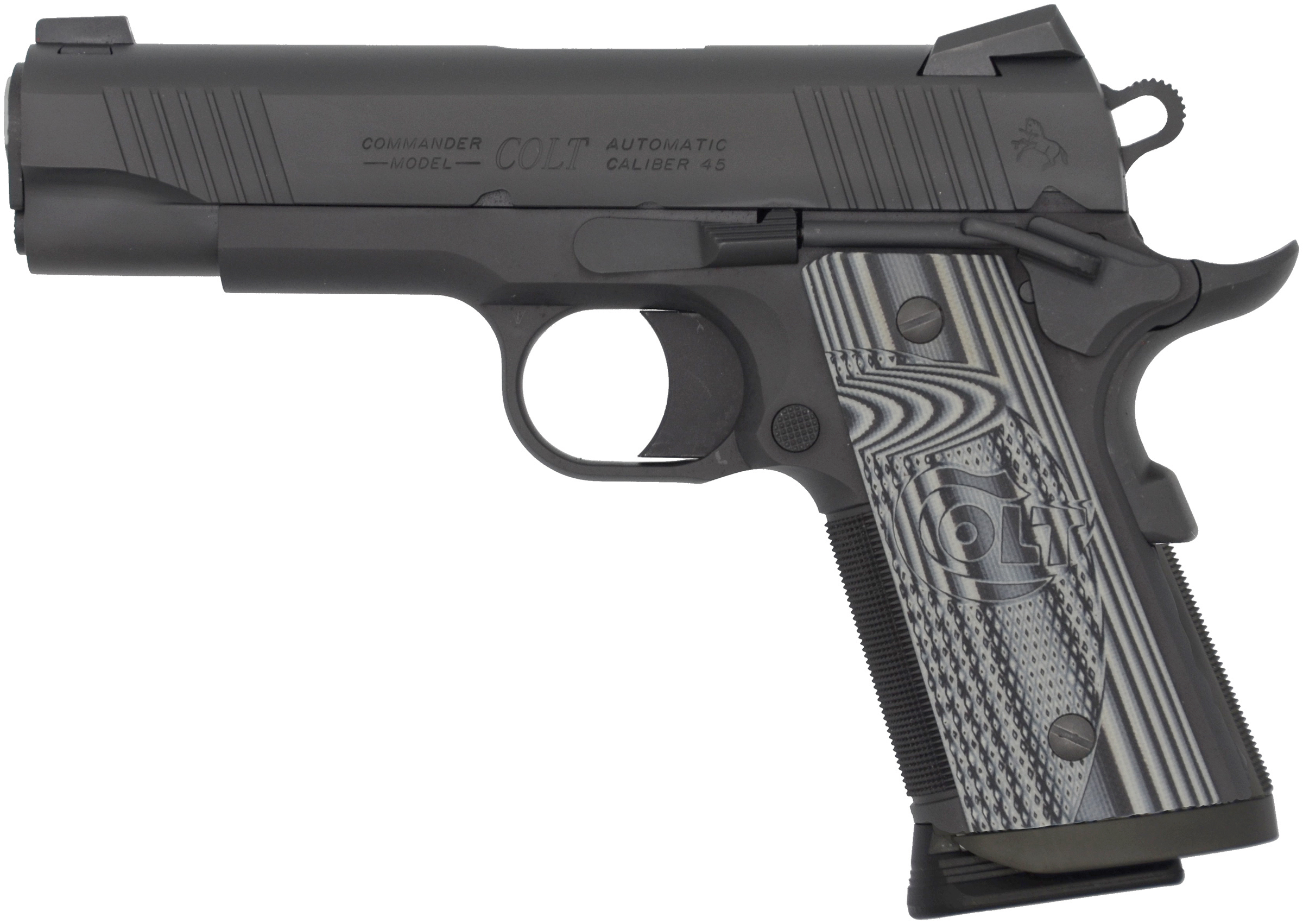 CLT CCU COMMANDER 45ACP 4.25 SS PVD BLK SLIDE