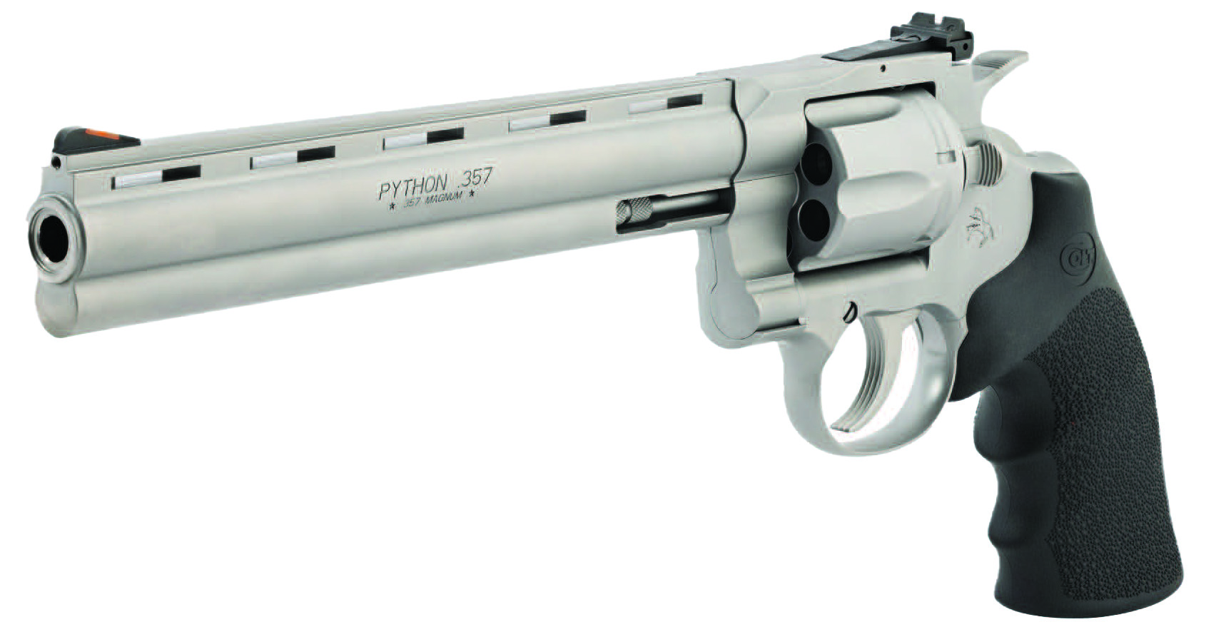 CLT PYTHON 357MAG 8 SS HOGUE GRIP 6RD