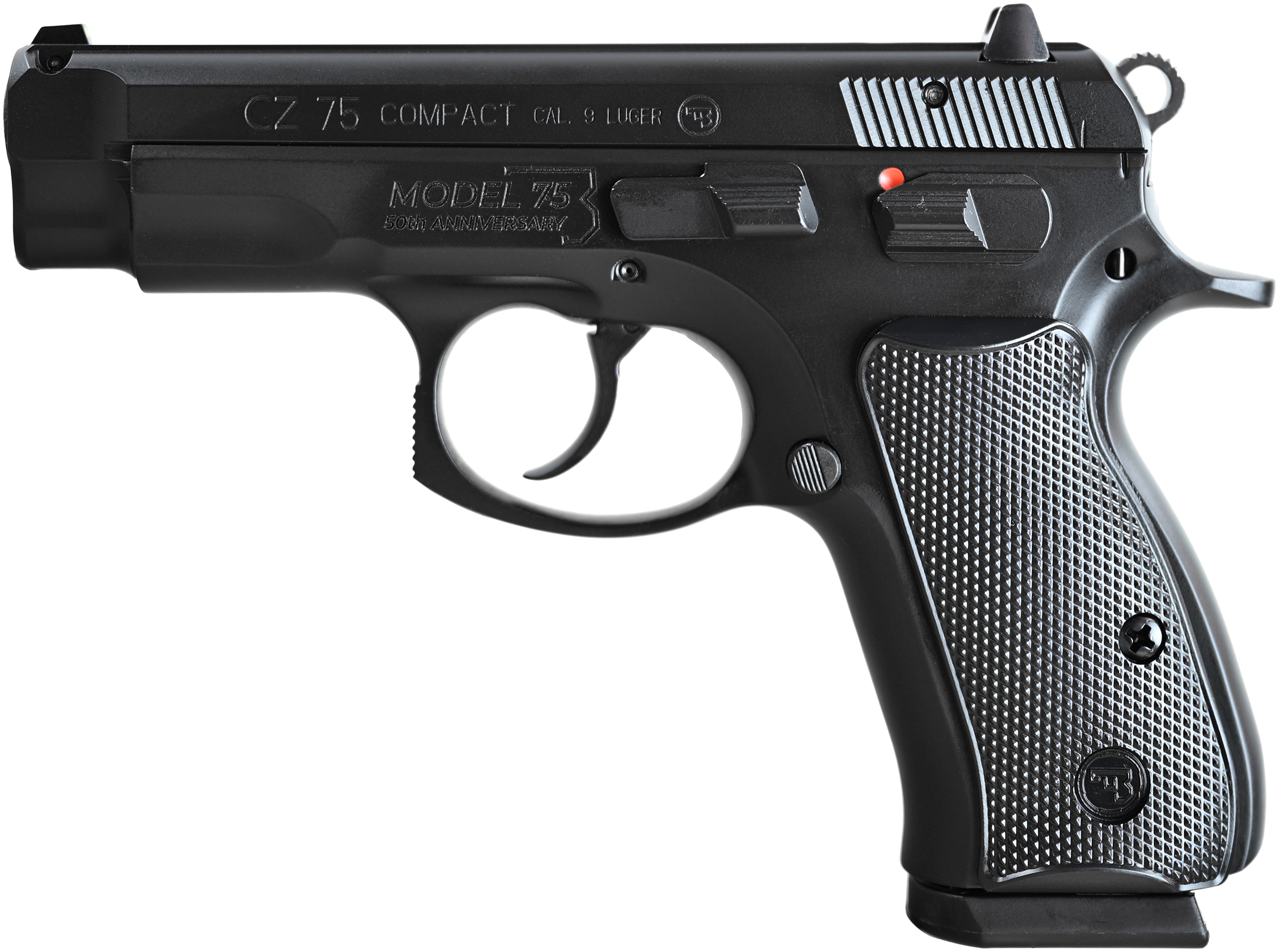CZ 75 COMPACT 50TH ANNIV ELITE 9MM BLK 10RD