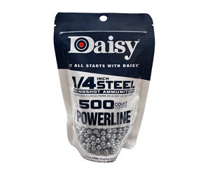 DAISY 1/4" STL SLINGSHOT AMMO 500CT