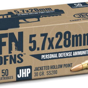 FN DFNS 5.7X28MM SS200 30GR JHP 50/10