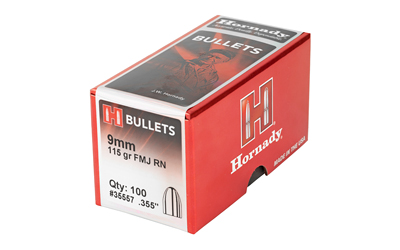 HRNDY FMJ-RN 9MM .355 115GR 100CT - Image 3