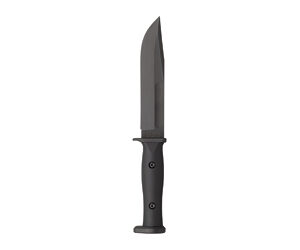 KBAR SLABBY FIXED 6.86" BLK W/SHEATH