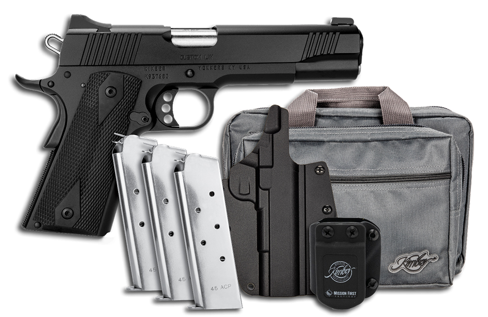 KIMBER 1911 CUSTOM LW 45ACP 5 CLUB BUNDLE