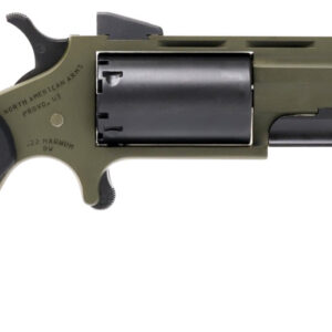 NAA GREEN HUNTSMAN 22LR 2 ODG BLK RUBBER GRIPS
