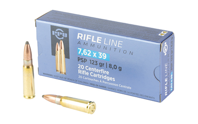 PPU 7.62X39 POINTED SP 123GR 20/1000