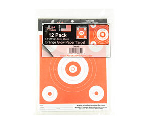 PROSHOT 6" BULLSEYE DAY GLOW ORANGE